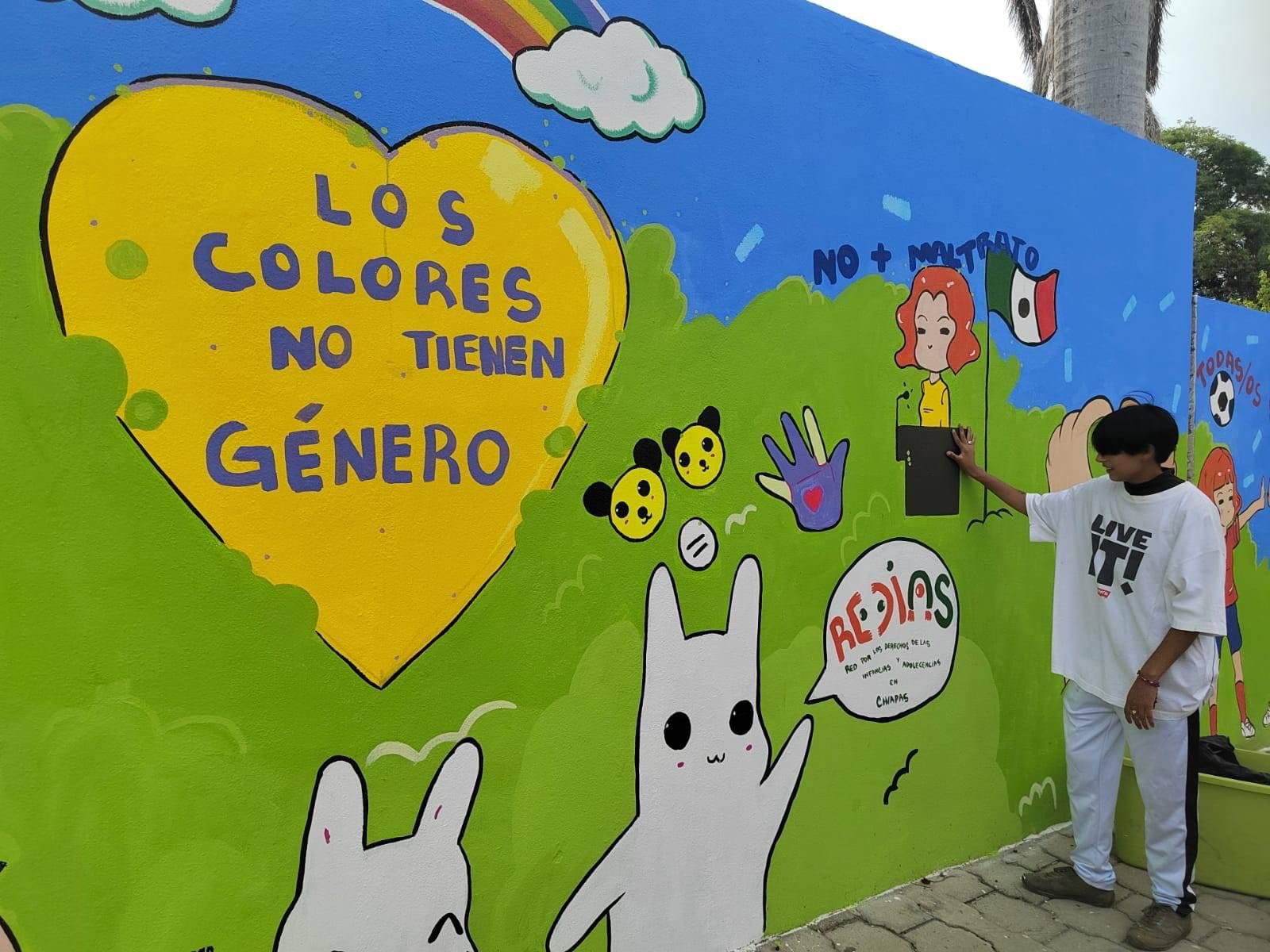 El mural de la igualdad por Astrid Breiter - Noticias Voz e Imagen de  Chiapas