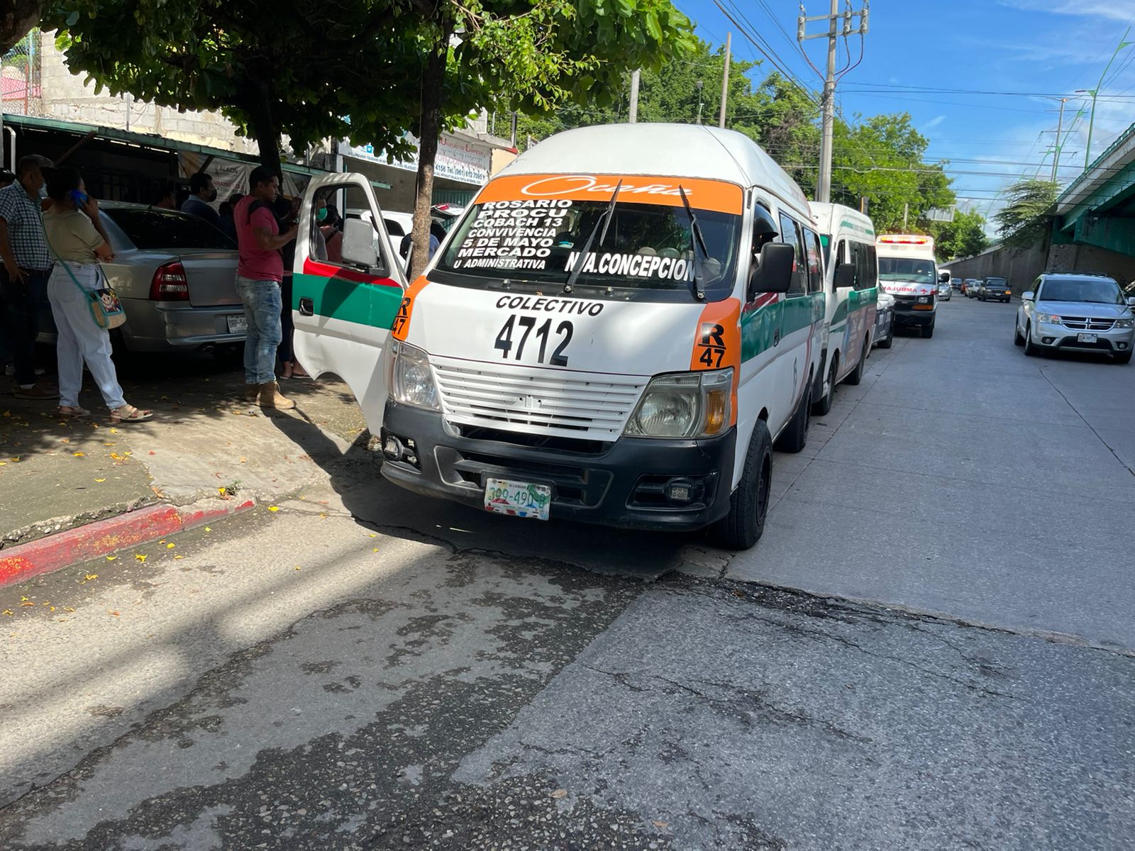 Chocan colectivos - Noticias Voz e Imagen de Chiapas