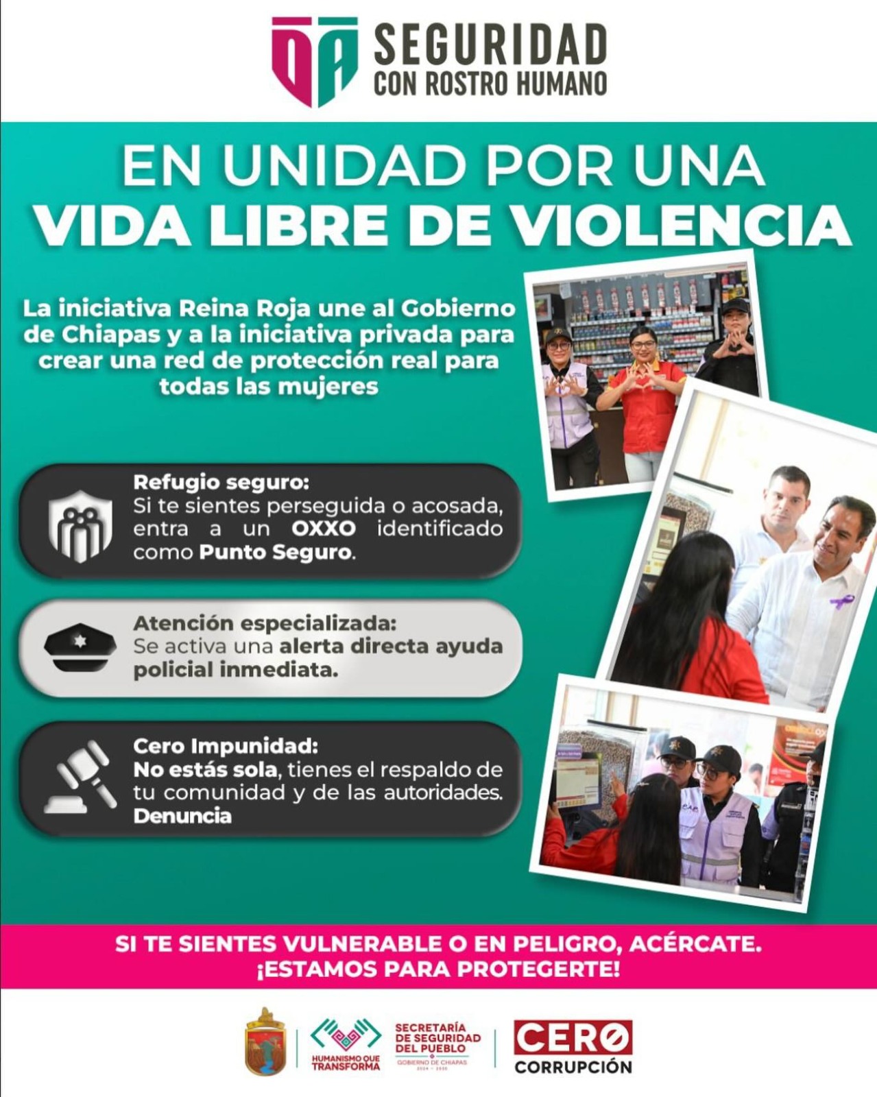 En unidad se protege y garantiza la seguridad de las mujeres en Chiapas ...