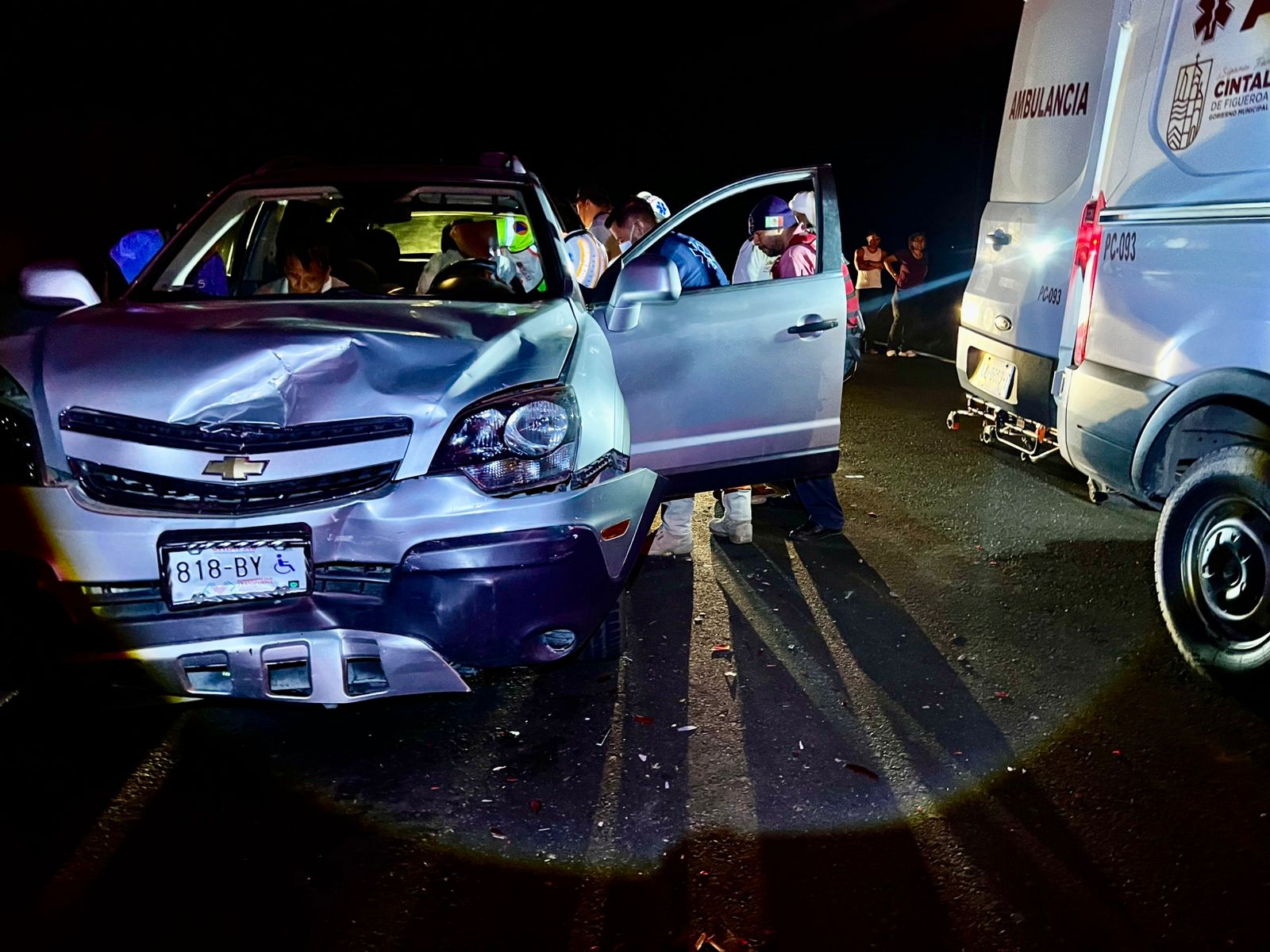 Mujer de la tercera edad resulta lesionada tras choque - Noticias Voz e ...